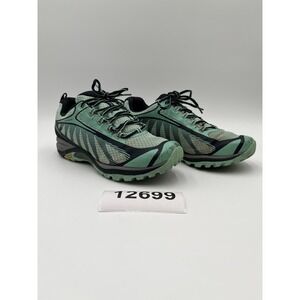 Merrell Siren Edge J034442 Hiking Tennies Shoes Womens 10.5 Teal Black Mesh